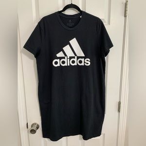 Women’s Adidas black shirt dress XL
